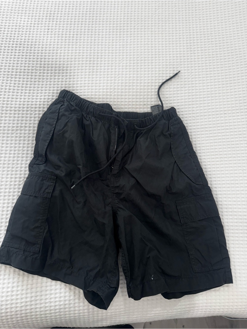 TNA Black Women's Cargo Bermuda Shorts
